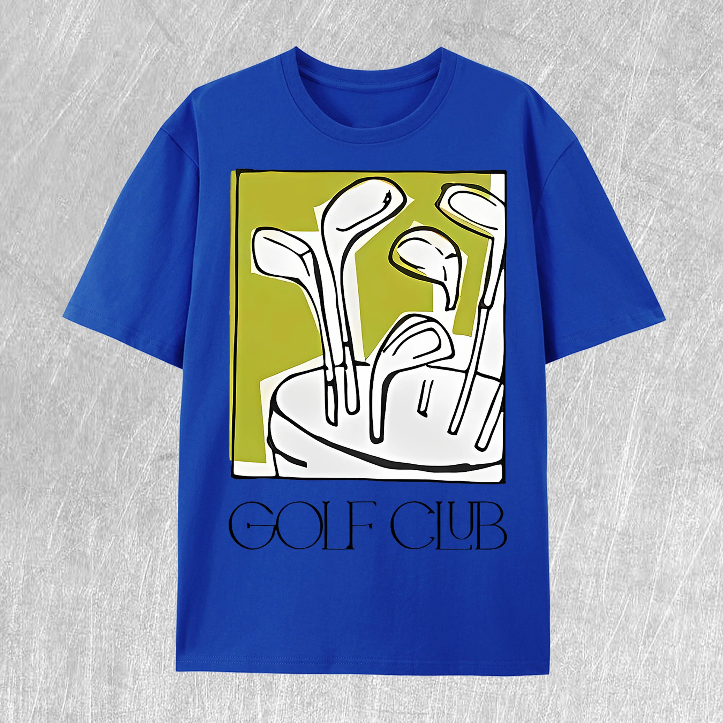 Golf Club T-Shirt 100% Cotton - 7 Colors, US Warehouse