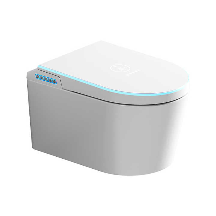 Wall-mounted toilet, wall-mounted water tank, modern design wall-mounted toilet 