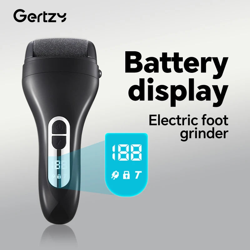 Electric Exfoliator, USB Rechargeable, 2 Grinding Heads, 10 Piece Set