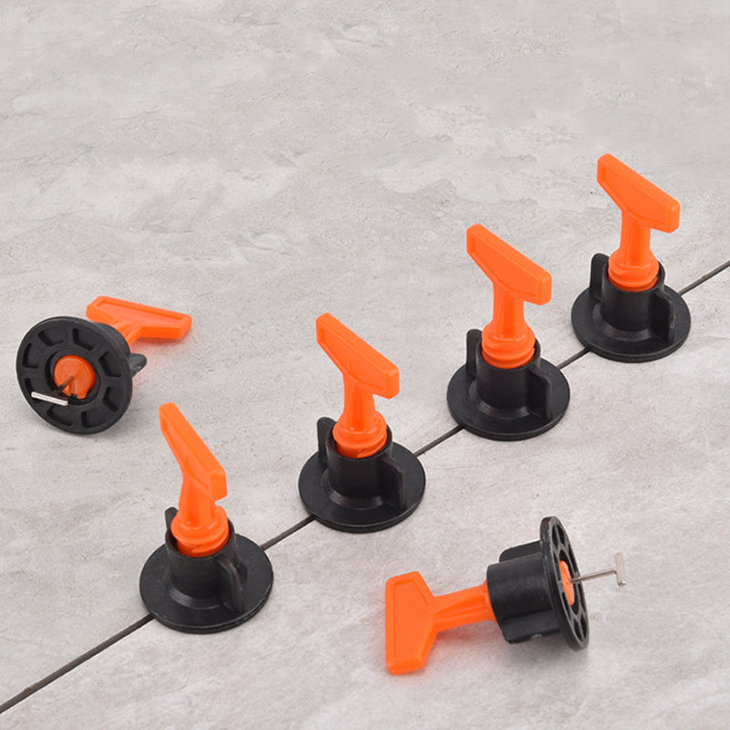 Installation kit and plastic wedges for tiles 