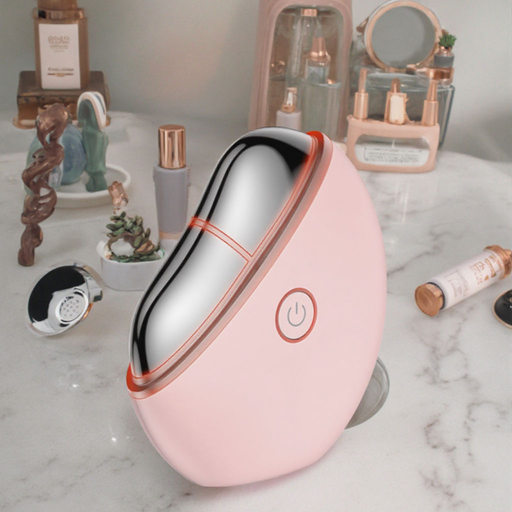 Portable rechargeable electronic Gua Sha machine, lifting, heating, facial, neck, chin, eye care, home use 