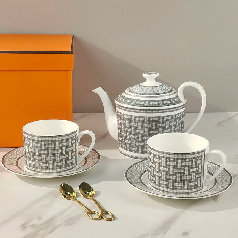 Bộ Ấm Chén Sang Trọng Tối Giản Quà Tặng Tân Gia Cưới