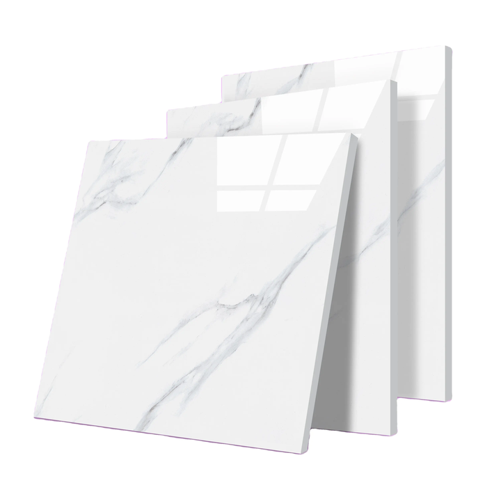 Foshan White Marble Ceramic Tiles 60x60 Anti-slip Living Room Floor Tiles Kitchen and Bathroom Careaux De Sol Maison 