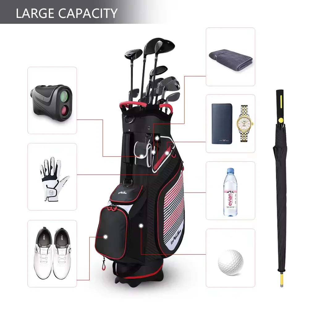 Granddragon 14 Way Custom Nylon Stand Golf Bag