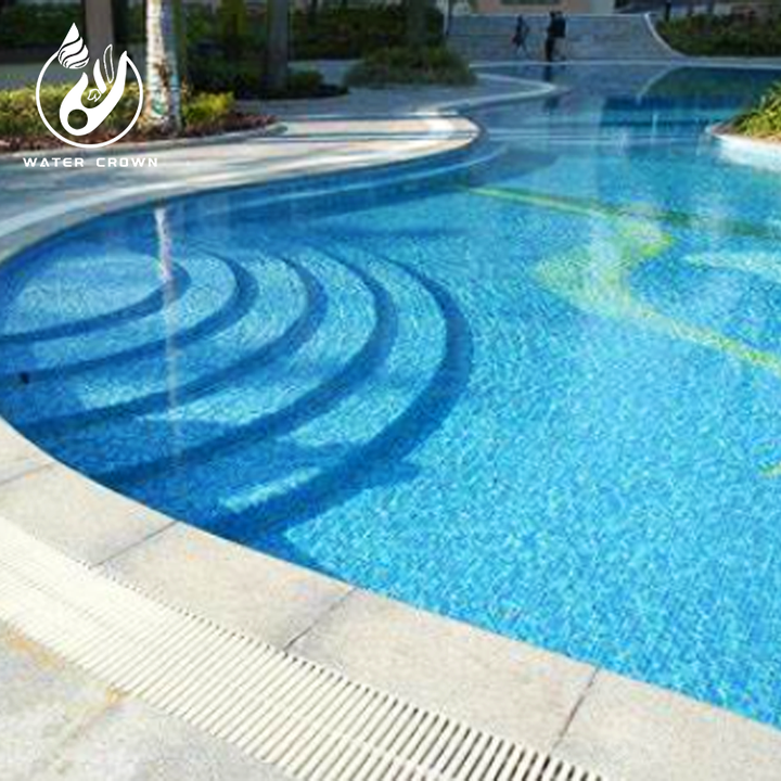 Customized 1.5mm PVC swimming pool liner waterproof adhesive membrane manufacturer from China for residential swimming pool 