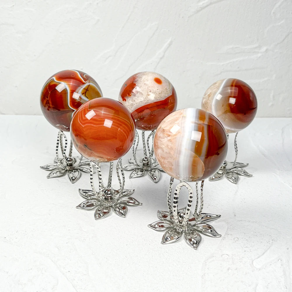 Wholesale Natural Red Onyx Agate Feng Shui Crystal Energy Stone Crystal Craft for Healing and Meditation