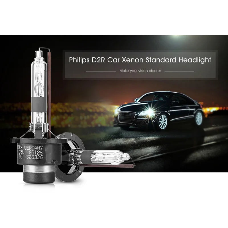 Philips HID D1S D2S D2R D3S D4S D5S 35W Xenon Standard 4200K Auto Original Headlight Car Genuine Bulb Replacement Upgrade, 1pcs - Daisan Mart