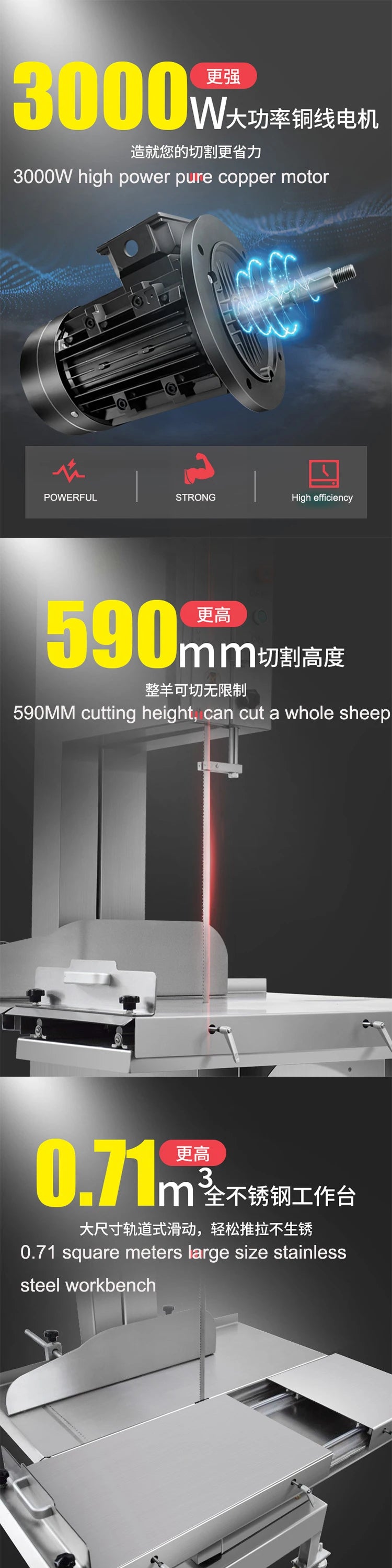Máy Cưa Xương Gà Mini - Cắt Thịt Hiệu Quả - Daisan Mart