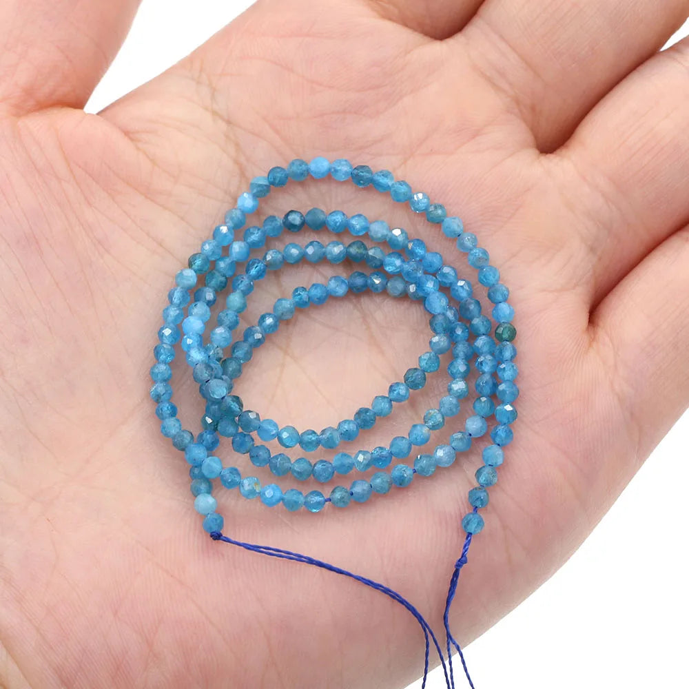 Natural faceted gemstone beads DIY bracelet