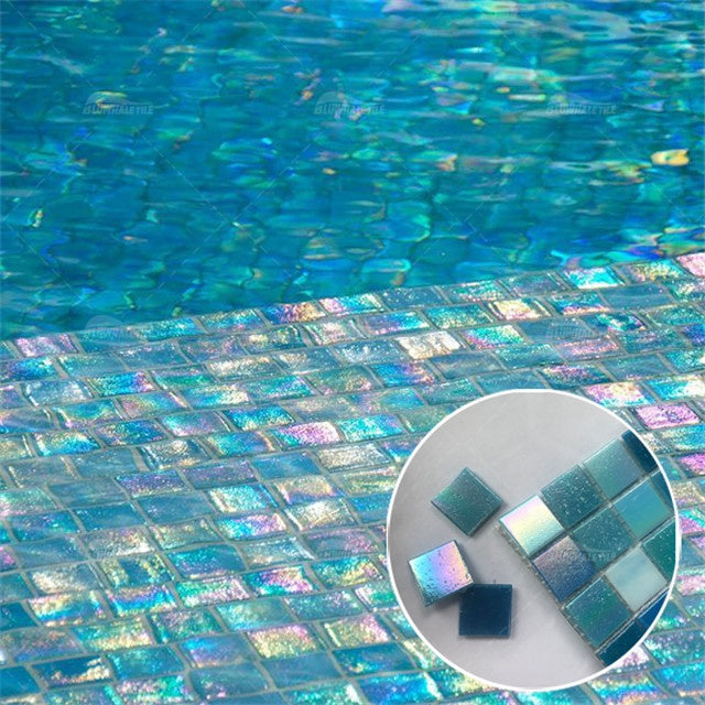 Bluwhale Mother of Pearl Swimming Pool Mosaic Tiles 
