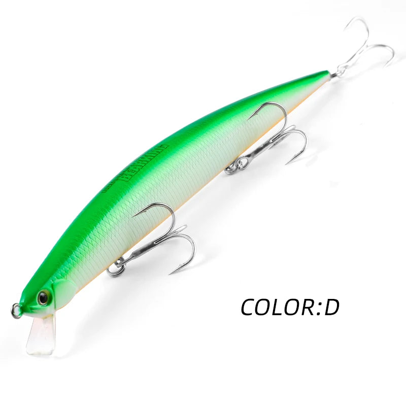 Mồi Câu Chuyên Nghiệp Bearking 175mm Nổi Slim Minnow