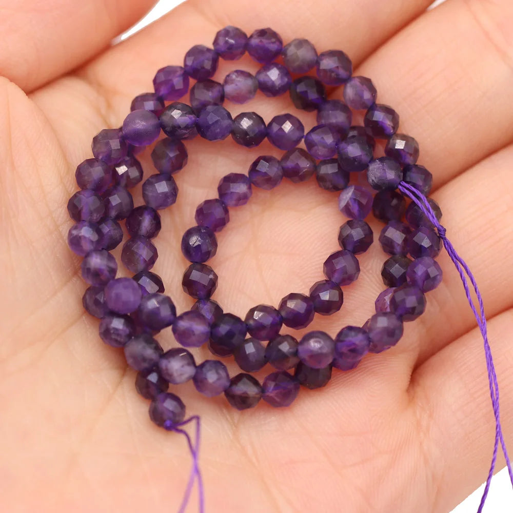 Natural 4mm Rose Quartz Beads Bracelet