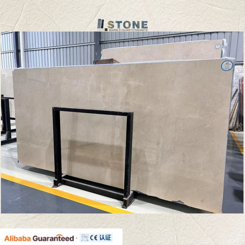 Crema Marfil Marble - Glossy, Waterproof, 1 Year Warranty