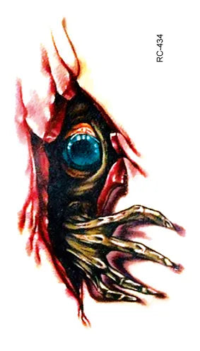 3D Spider Tattoo Scorpion Temporary Tattoo Stickers For Halloween Fake Tatto Body Art Tatuajes Joke Tatouage Temporaire