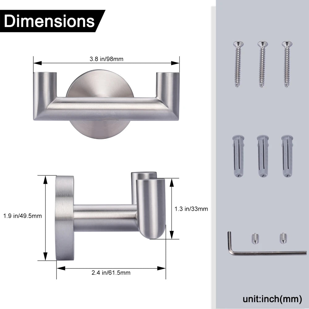 Khóa áo tường sang trọng sử dụng cho nhà bếp và phòng tắm, Inox 304