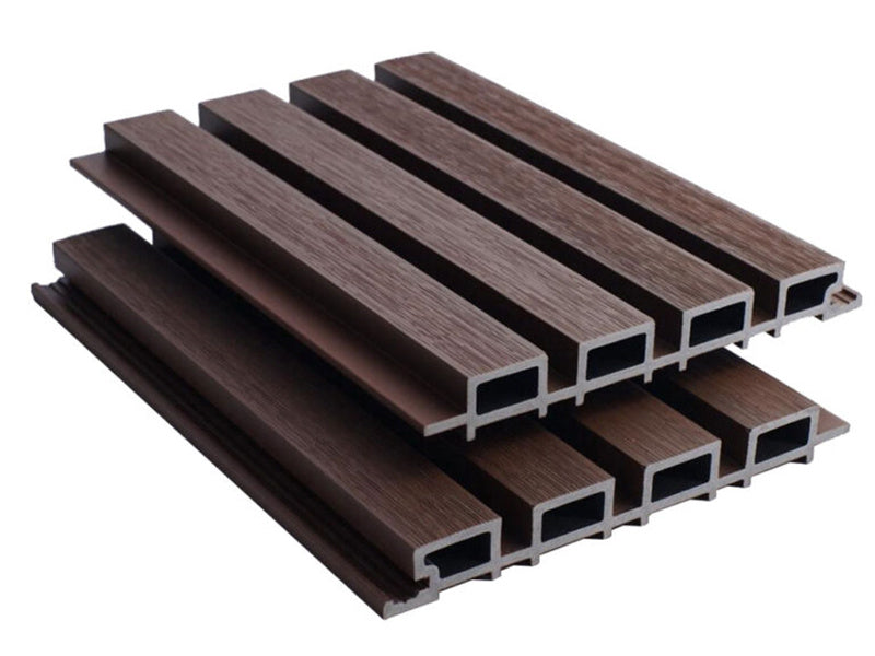 Modern, smooth 3D wood plastic composite panels 