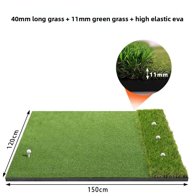 4in1 Premium Multi-Function Golf Mat 5x4ft Pro Practice