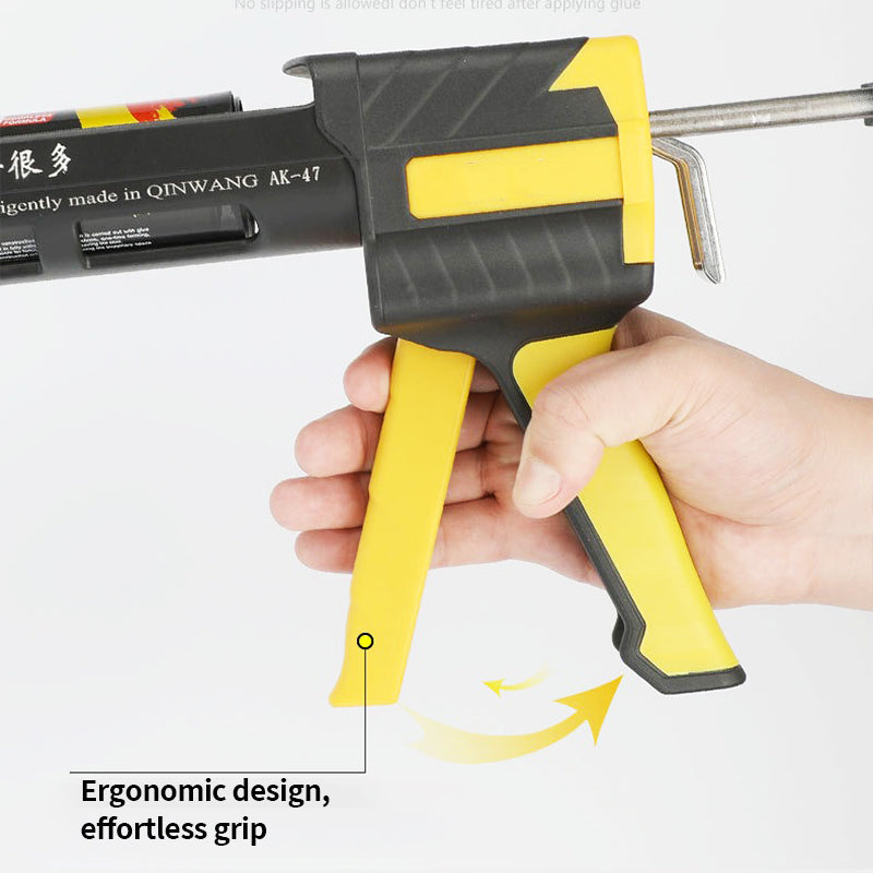 1:1 400ml two-component glue gun, thick ABS plastic material 