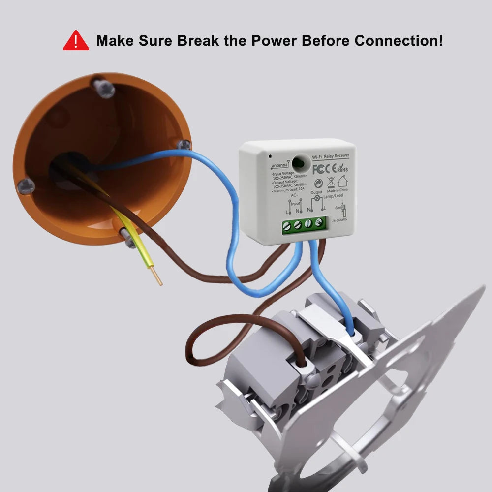 LoraTap Mini WiFi Smart Switch 220V 