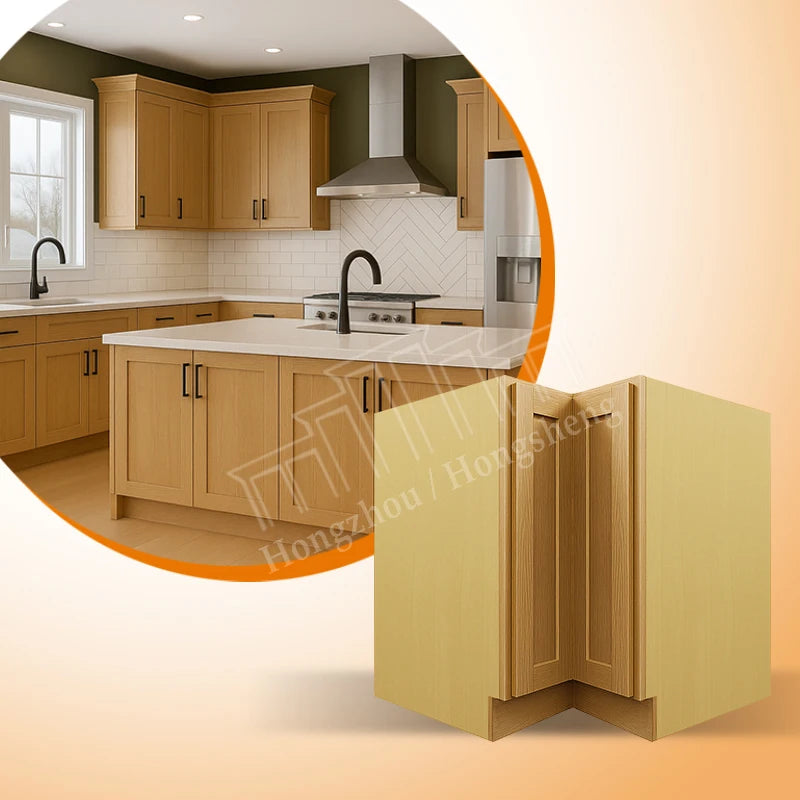 Modern Corner Kitchen Cabinets - Ready to Assemble - Free Delivery