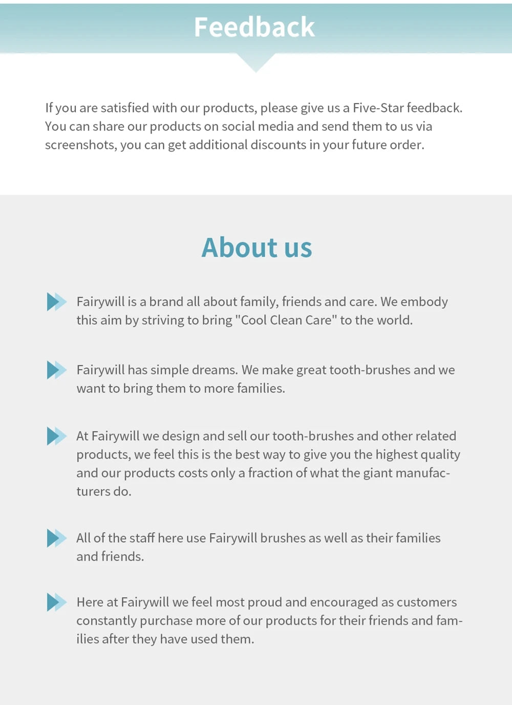 Fairywill Electric Sonic Toothbrush FW-507 USB Charge Rechargeable Adult Waterproof Electronic Toothbrushes Replacement Heads s