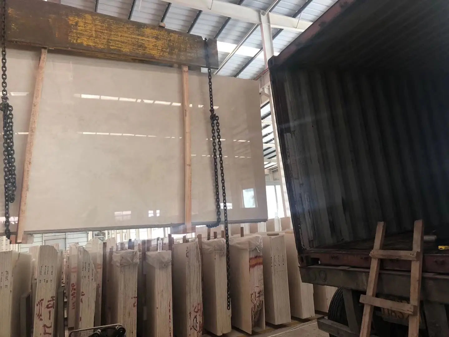 Natural walnut wood wall panel with stainless steel border 30x31cm