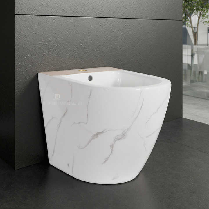 Best Selling Smart Toilet Modern Bathroom Hotel Ceramic Floor House Marble Smart Toilet For Women 