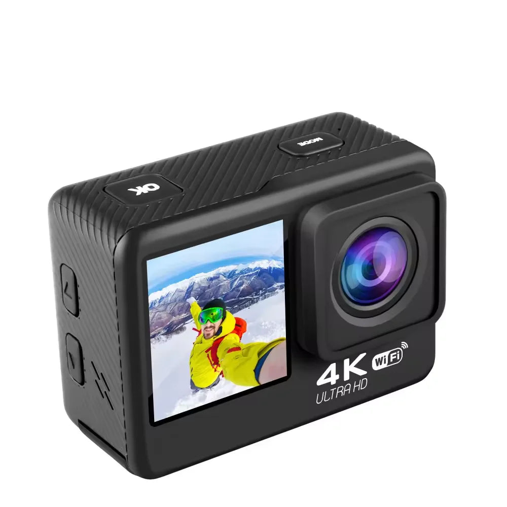Waterproof 4K camera for sports and vlogging 60fps