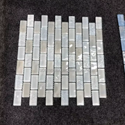 1x2" Rectangular Subway Wall Tiles White Glossy Surface Swimming Pool Mosaic for Bathroom Decoration Wall Floor Tiles 
