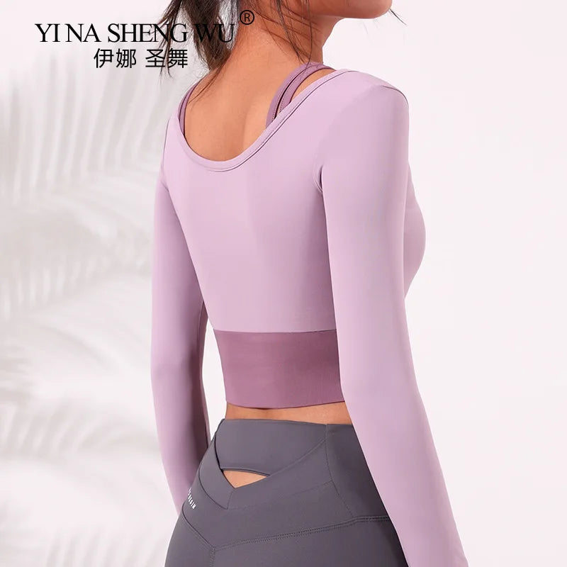 Áo Thể Thao Nữ Dài Tay Lót Ngực Tập Gym Yoga Chuyên Nghiệp - Daisan Mart