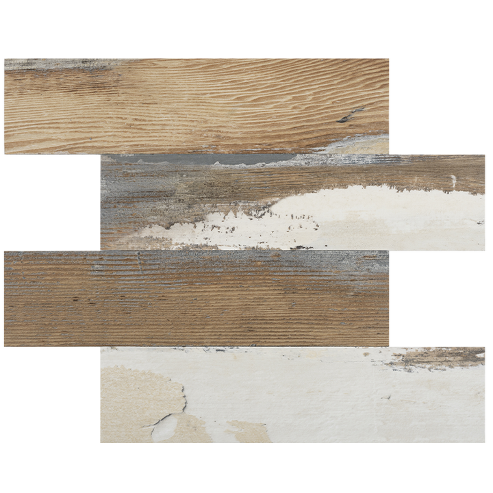 China factory hot selling 3D kitchen wall panel peel and stick waterproof Burlywood mosaic 