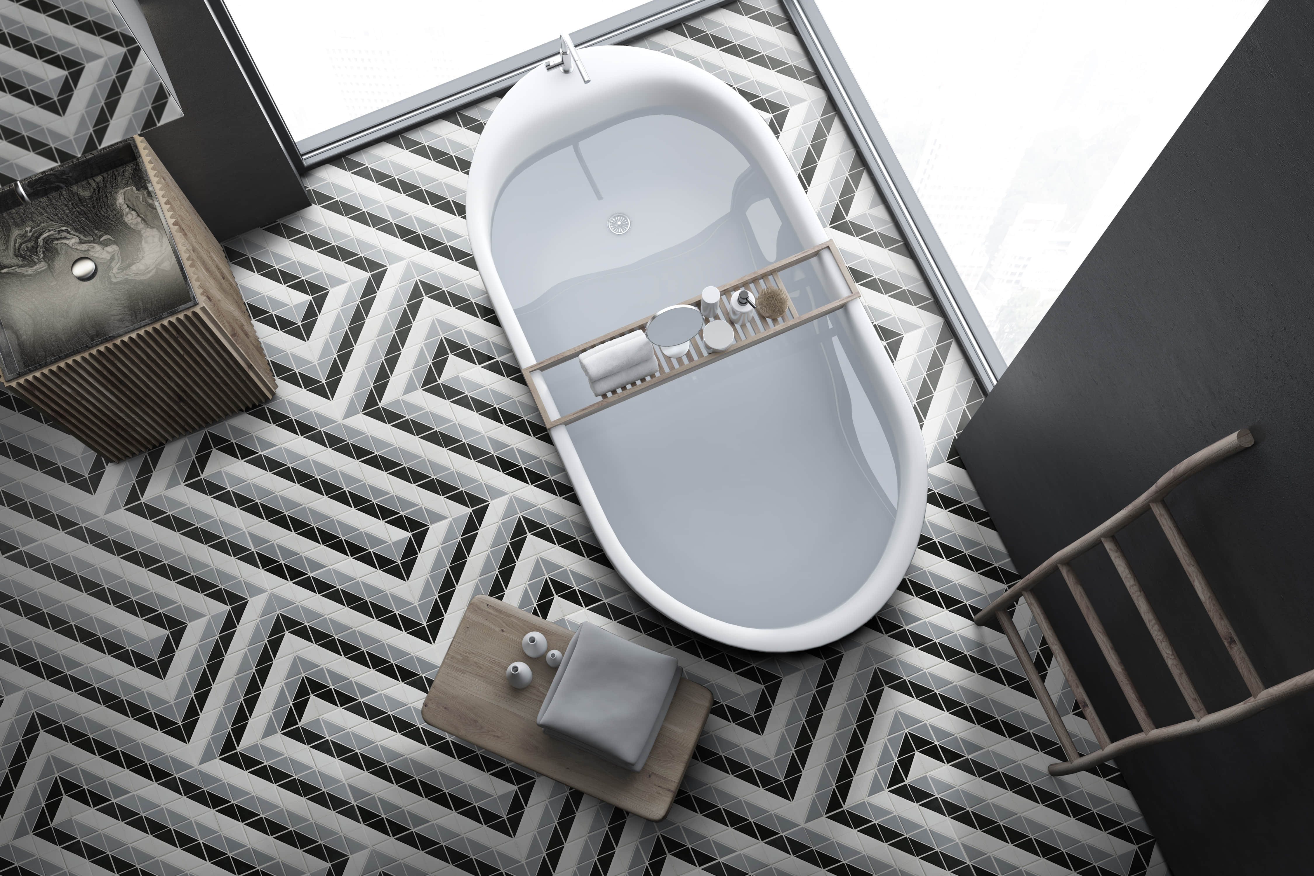 Glass mosaic tiles modern design kitchen wall tiles OEM&amp;ODM recycled bathroom wall mural with floor tile pattern 