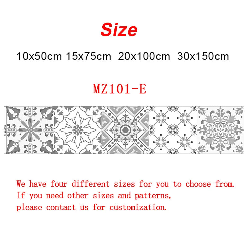 10cm/15cm/20cm/30cm Wall Tile Transfers Stickers for Kitchen Floor Stairs Diy Mural Self-adhesive Waterproof Vinyl Wall Paster