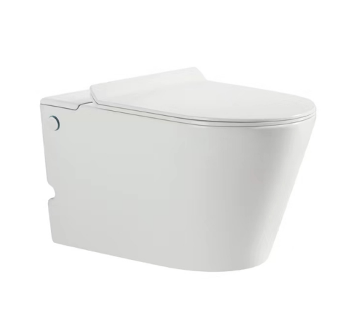 Medyag wall hung ceramic toilet without tank, without tank, with sink, with battery for bathroom 
