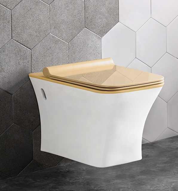 Square wall hung toilet Bathroom ceramic toilet Wall hung ceramic toilet 