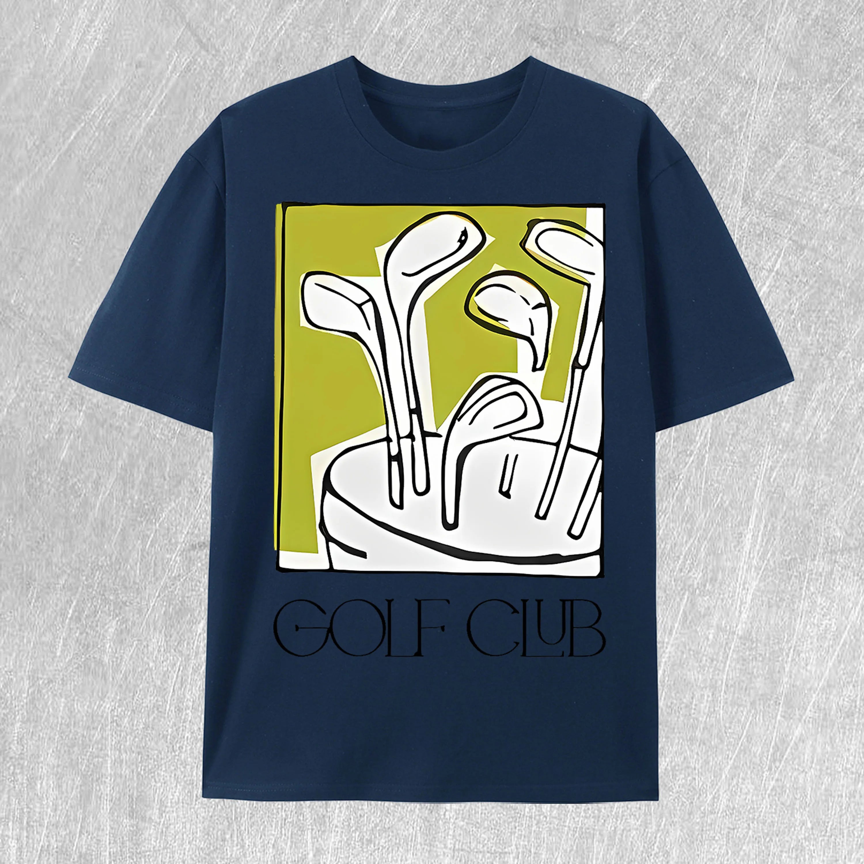 Golf Club T-Shirt 100% Cotton - 7 Colors, US Warehouse