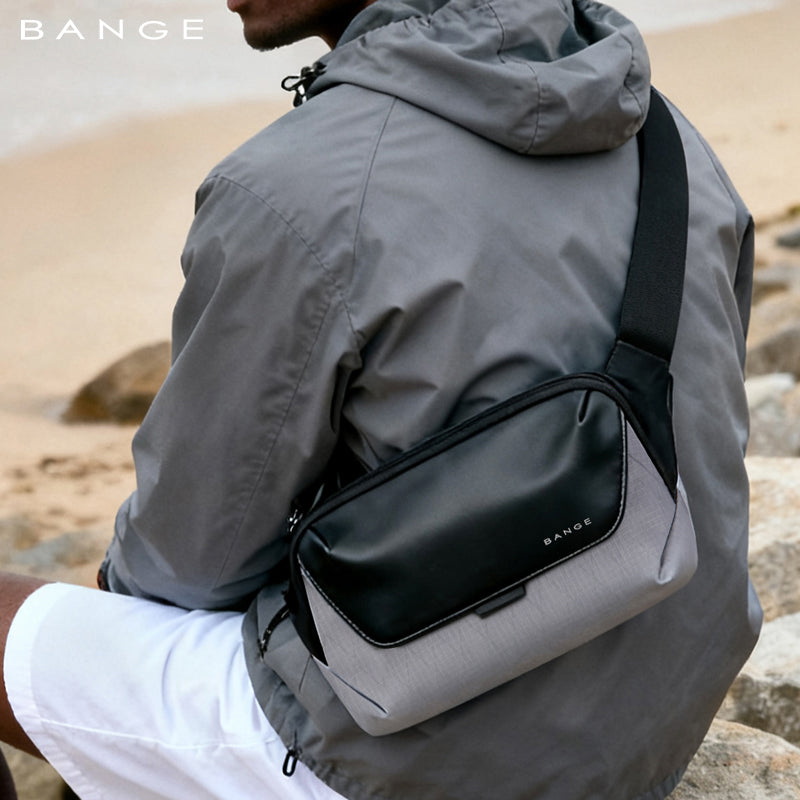 Bange New Custom Men's Shoulder Crossbody Bag High Quality Casual Nylon Waterproof 