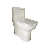 Medyag 2024 New White Glazed Ceramic Dual Flush Luxury One-Piece Toilet, Ceramic One-Piece Toilet for Bathroom 