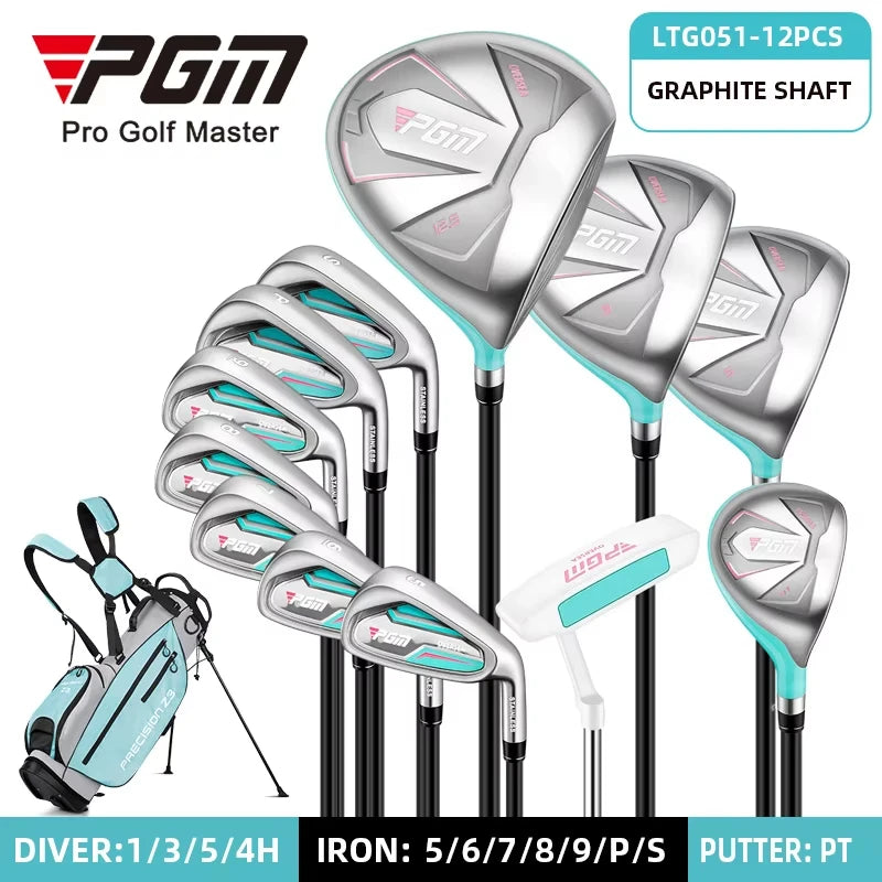 PGM Premium Women's Custom Graphite &amp; Steel Golf Club Set
