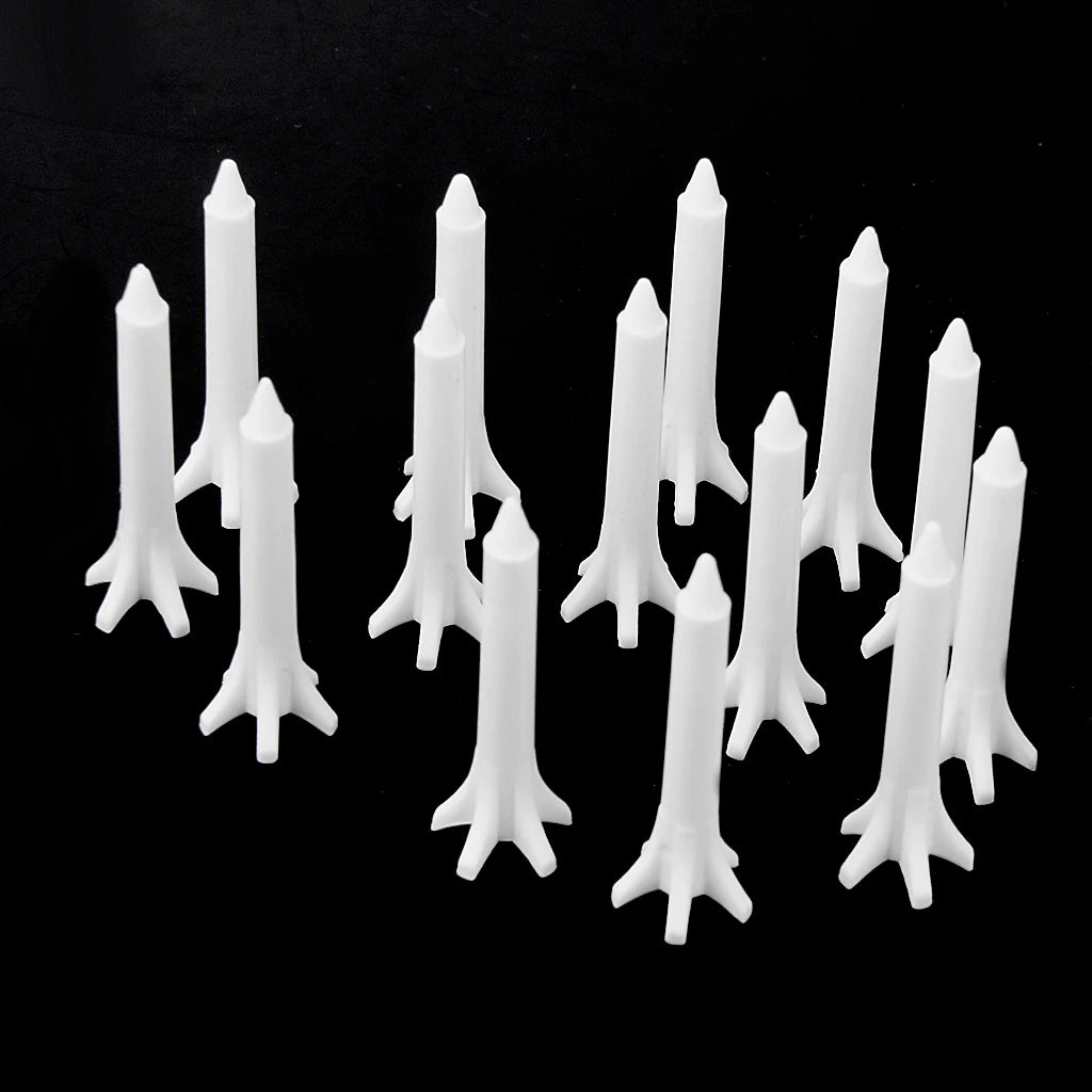 100 Durable 1.5 Inch Plastic Golf Tees for Golfer Practice