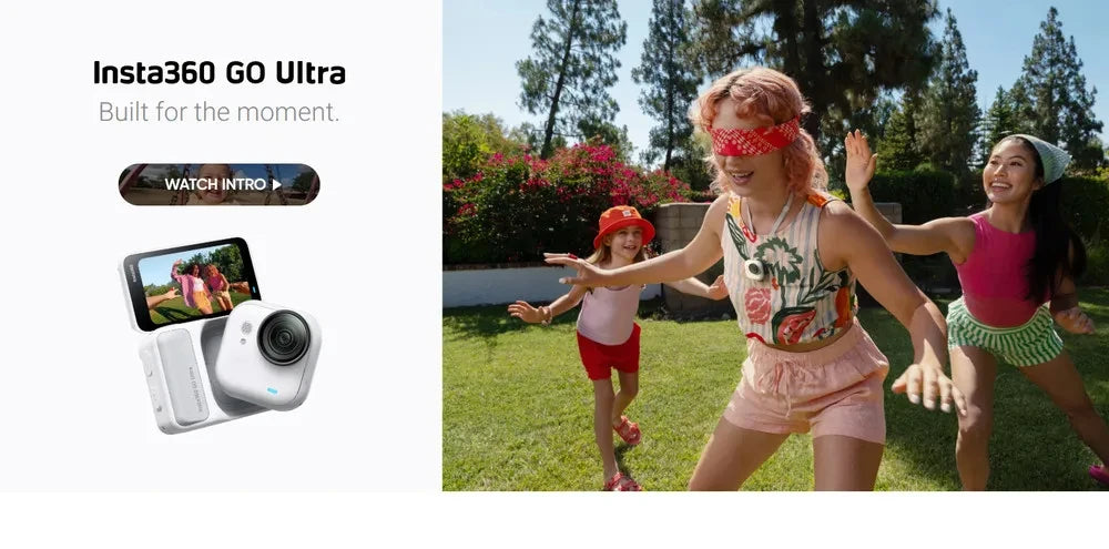 Insta360 GO Ultra 4K Waterproof Mini Camera, 200p Battery