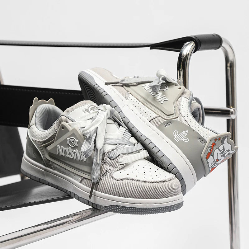 Custom Fashion Skateboarding Shoes Original Designer Logo Unisex Classic Flat Shoes Casual Walking Man Sneaker