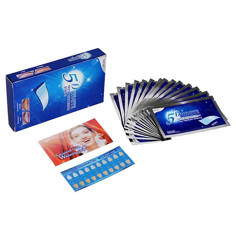 5d Gel Tooth Whitening Kit White Teeth  Strips Oral Care Kit False Teeth  Strip Dental Veneers Whitening Gel Dropshipping - Daisan Mart