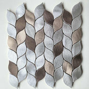 Customized Modern Pattern Aluminum Spray Wall Tiles for Bathroom Kitchen Interior Wall GRP3511 