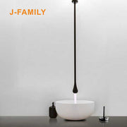 Dark Grey Rose Gold Brass Ceiling Mounted/Sink Faucet 