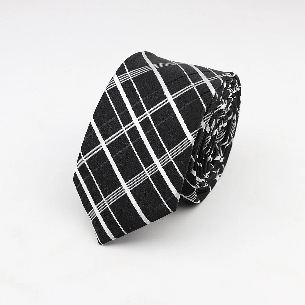 Cà Vạt Nam Công Sở Họa Tiết Thanh Lịch 6cm