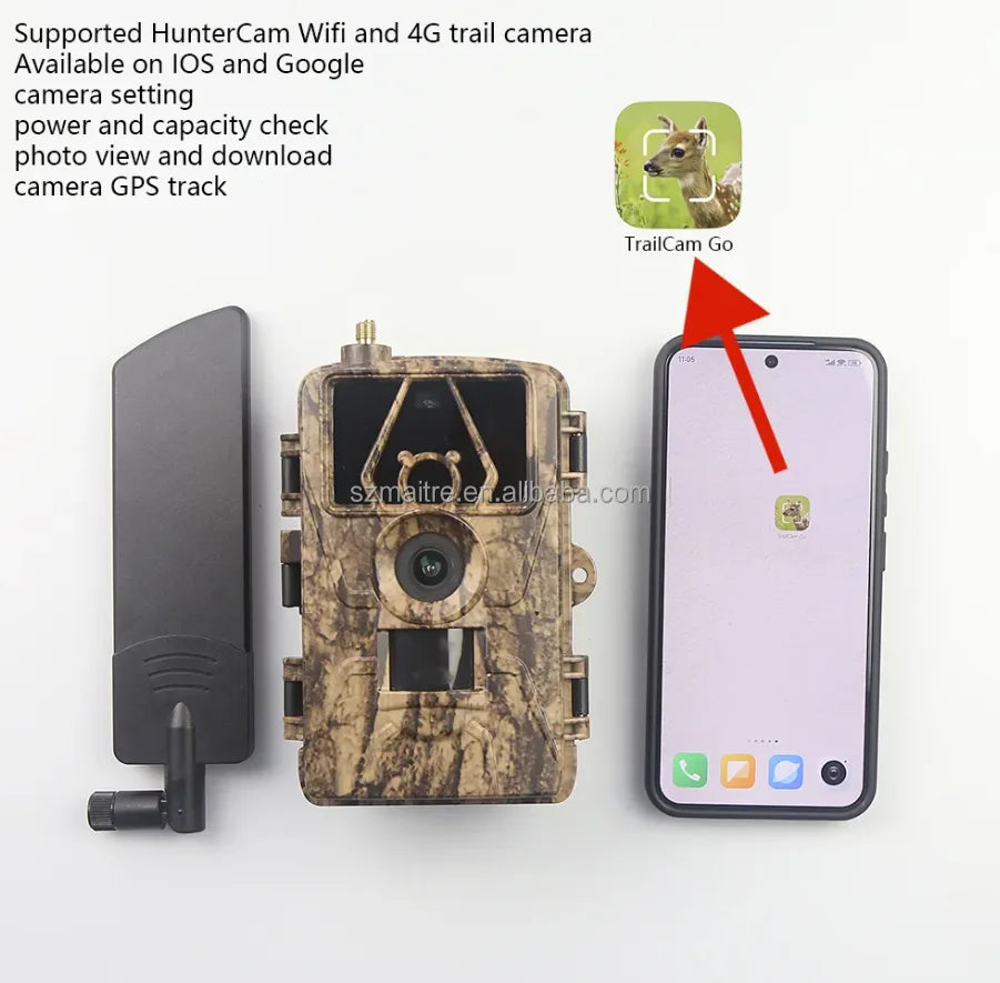 Máy ảnh săn bắn 4G LTE PR801 chống nước IP66 8K