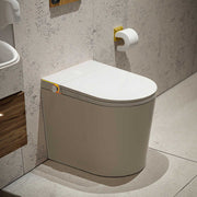 High quality 520mm short rimless one-piece ceramic toilet, flushable 