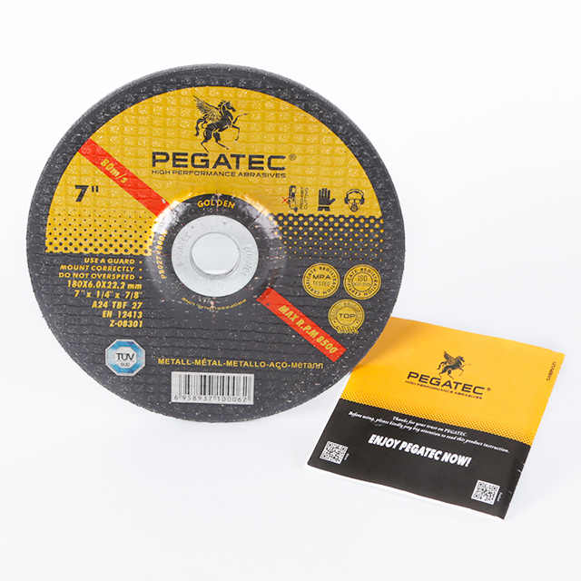 Center Concave Metal Grinding Disc 7'' 180X6X22.2MM 
