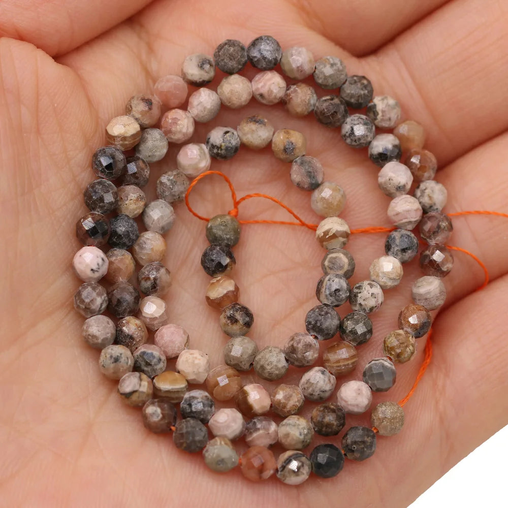 Natural 4mm Rose Quartz Beads Bracelet